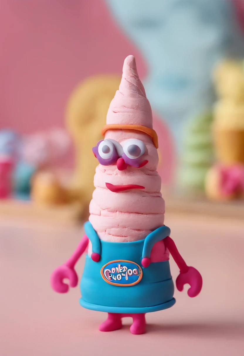 Anthropomorphic ice cream，Adventures，Masterpiece, ultraclear, extreme hight detail