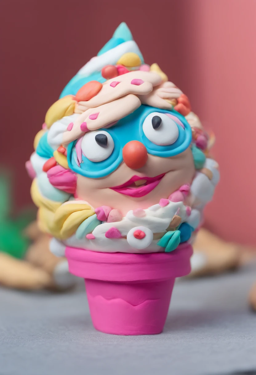 Anthropomorphic ice cream,Adventures,Masterpiece, ultraclear, extreme hight detail