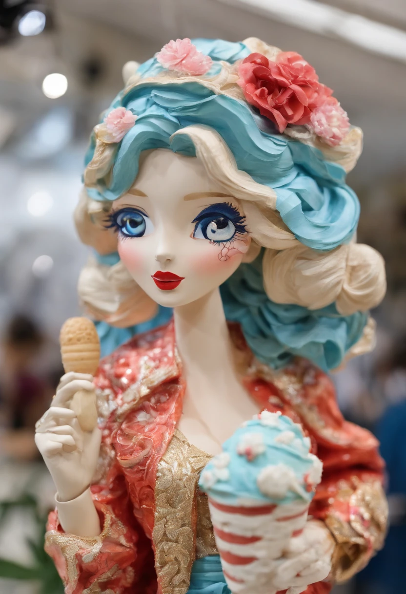 A supermodel who loves ice cream,Fashionab,Adventures,Manhwa Style,Storyboard,Masterpiece, ultraclear, extreme hight detail