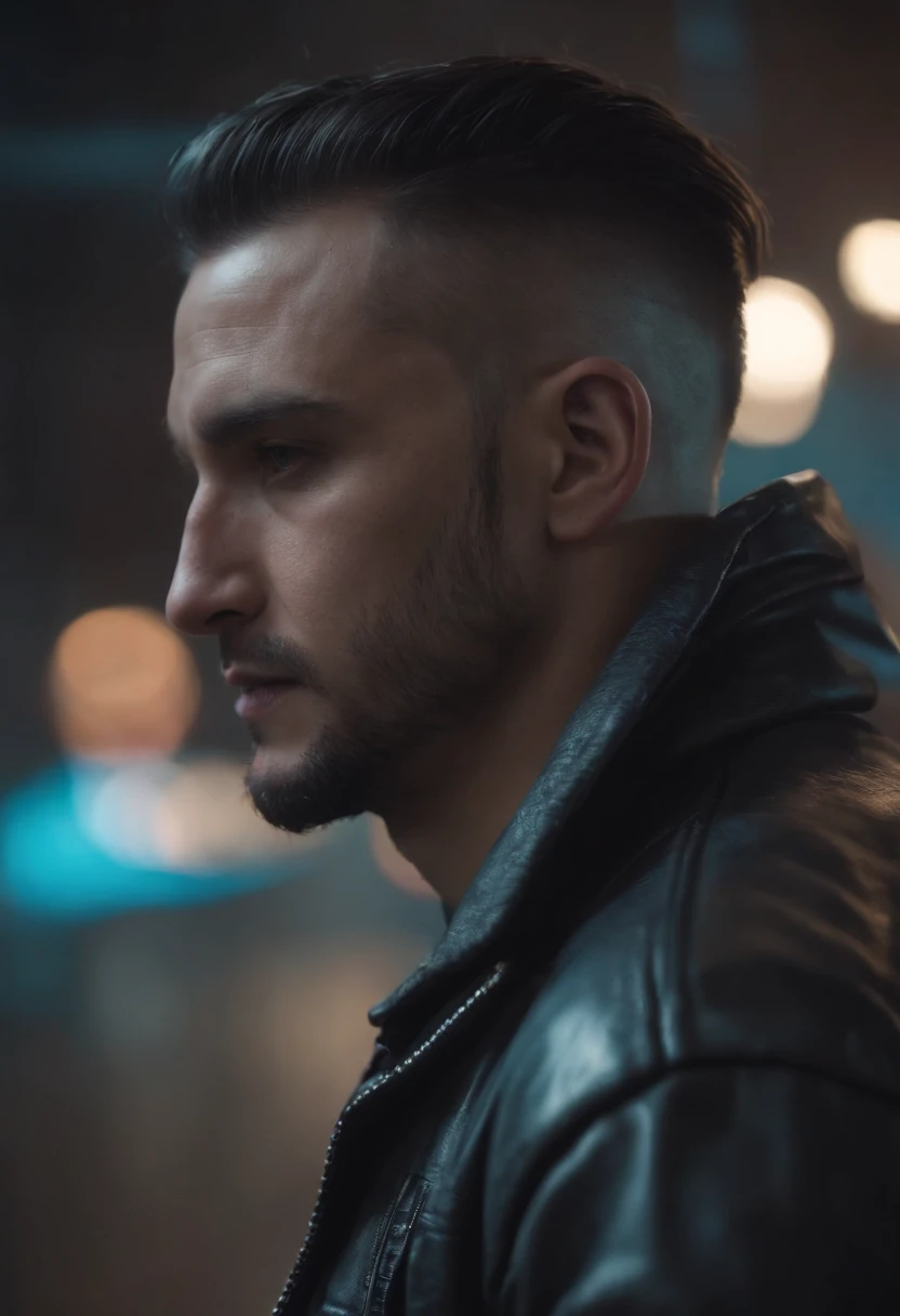 Cambiar fondo cyberpunk chico guapo vomitando veneno ????? de su boca, cara realista, 8k, ultra realista,