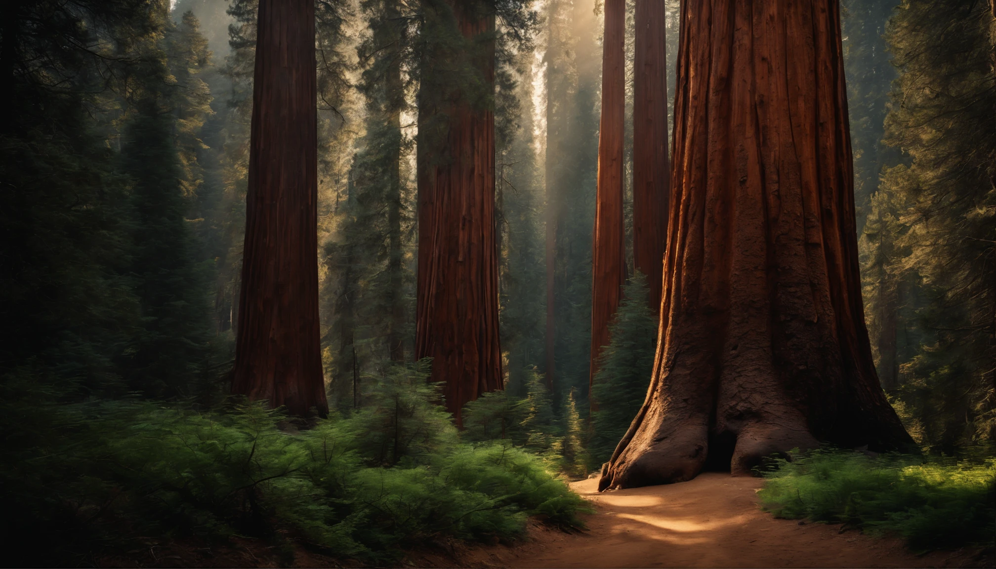 Sequoia Forest, (Photorealsitic:1.4), top-quality, ​masterpiece, ultra-detailliert, Raw photo, natural soft light