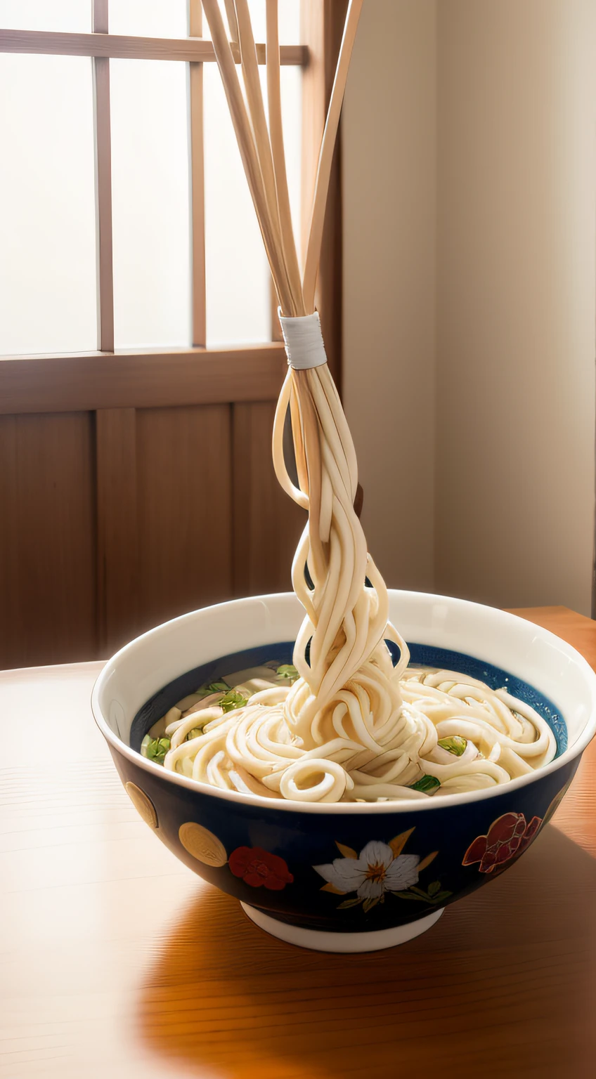cuenco de noodles frescos, solo contorno , fondo blanco, decoracion japonesa