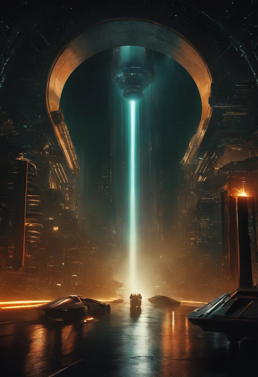 Blade Runner, Parallel universe,,outerspace,A portal opens above Earth,Inside the portal is another parallel universe, earth,Space fleet,,sci fi movie,Reality