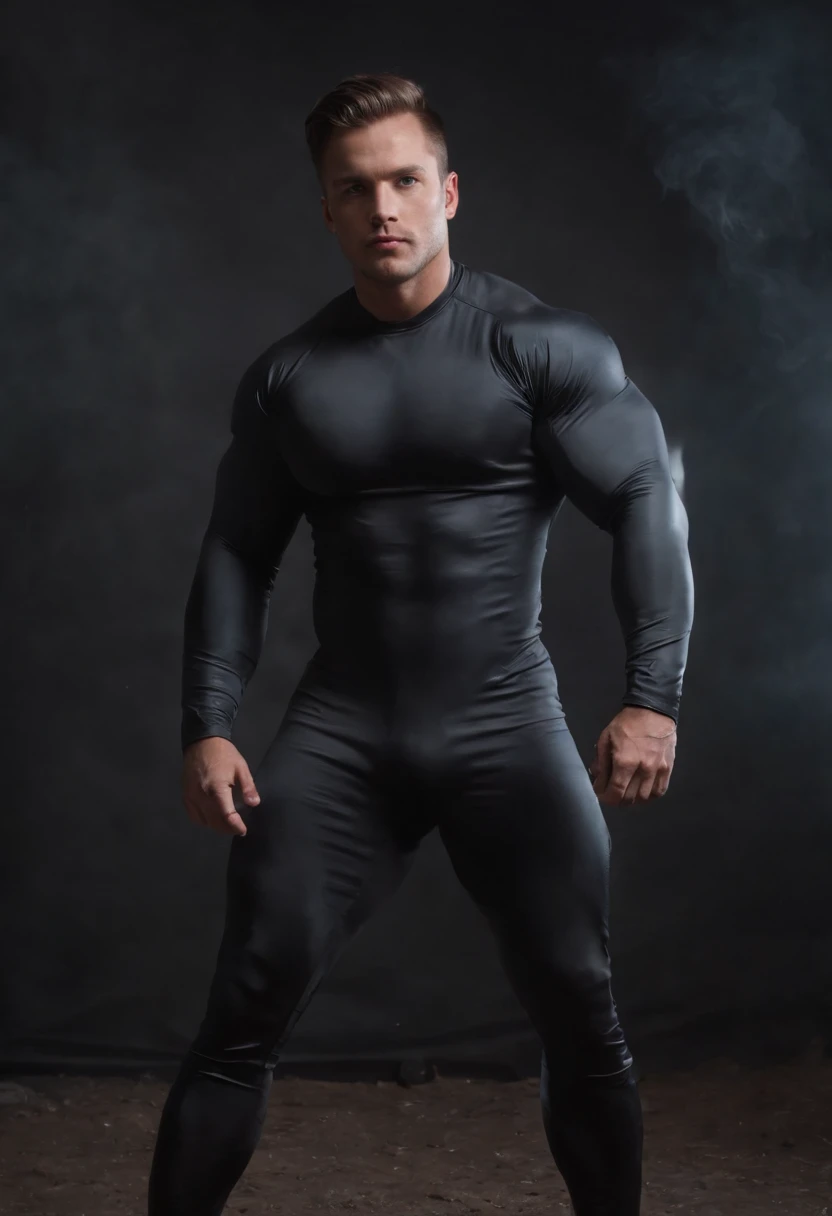 masuter piece、well built、age 35、body suit、rubbersuit、lycra、spandex、muscular、macho、male people、short-haired、Fade Cut、Wild、Hot、NSFW、Bulge、FULL BODYSHOT、Rugby players、The large、Opening legs、Compression pants、Large bulge、Bulge of the glans penis 、Raised bulge、Bulging erection、squatt