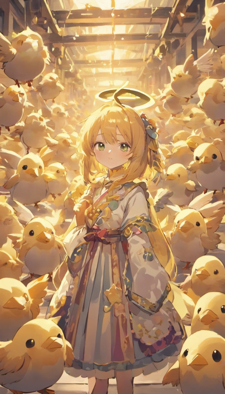 Animal chicks cute dressed wisely answer questions