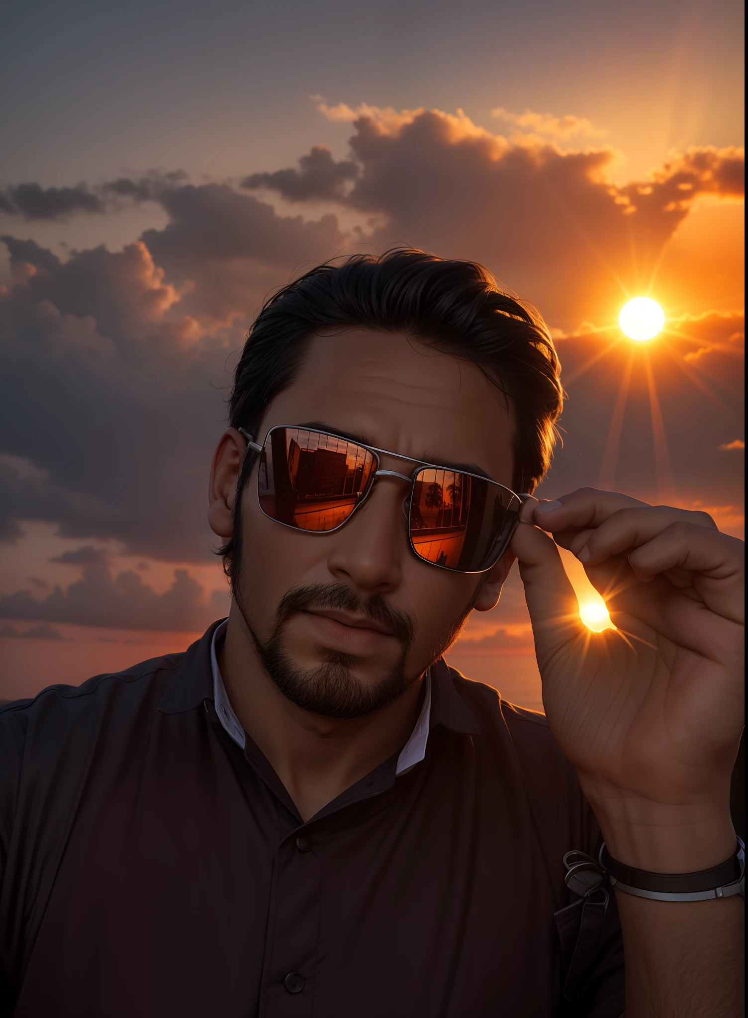 Change this man background, sunset, photography, character