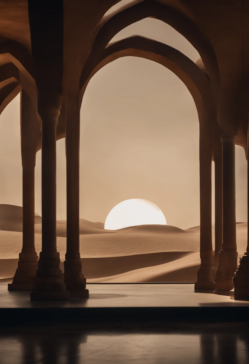 Dune concept scene architecture,megabuildings