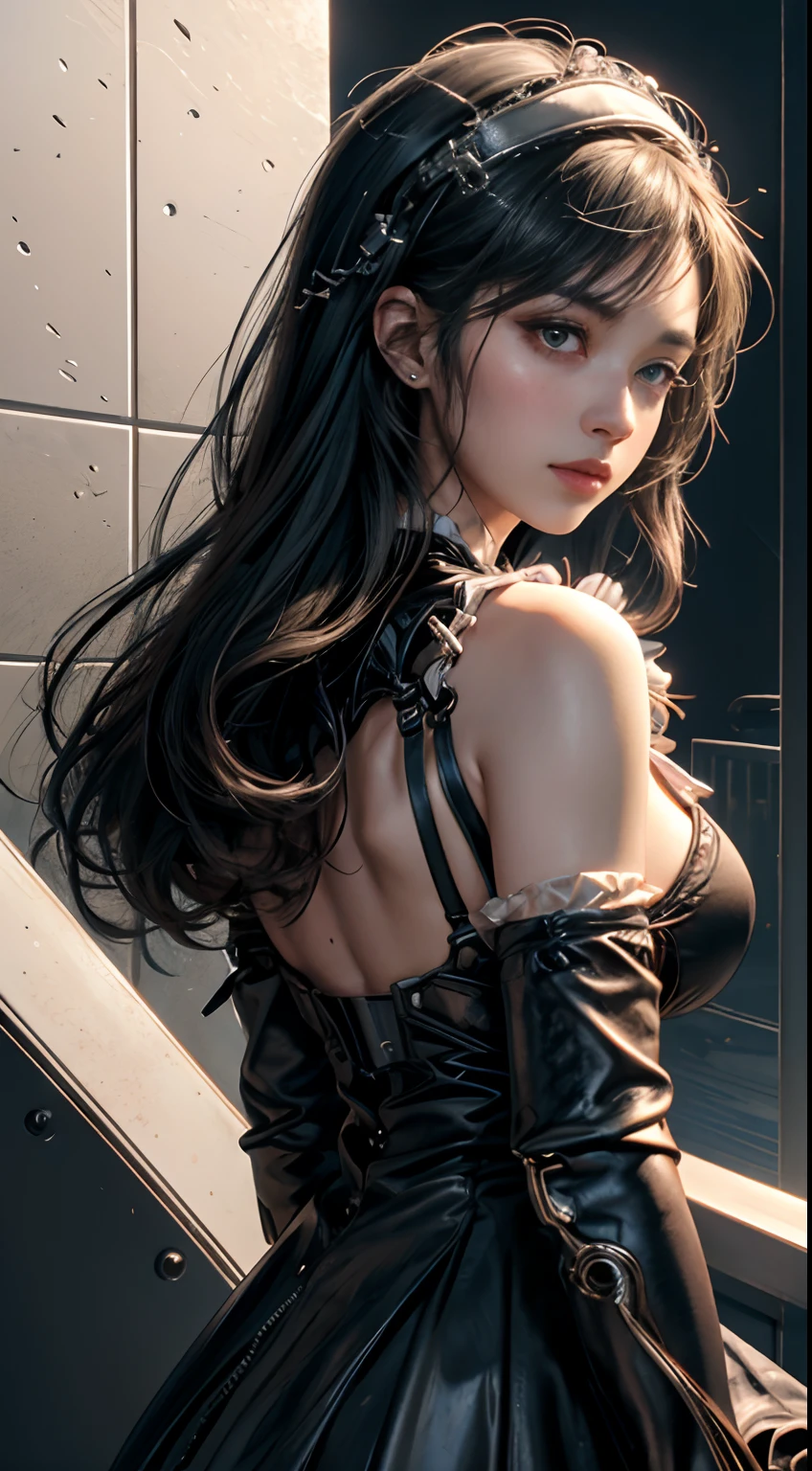 dark atmospheric horror, middle aged sexy cyberpunk witch coven in a cave, (RAW photo, real, best quality, masterpiece:1.2), detailed, (hyper realistic, photo-realistic:1.2), high quality, (dark lighting:1.2), perfect lighting
