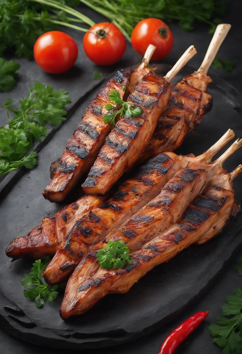 barbecue，Parsley，naturey，Pink flesh，7 minutes cooked