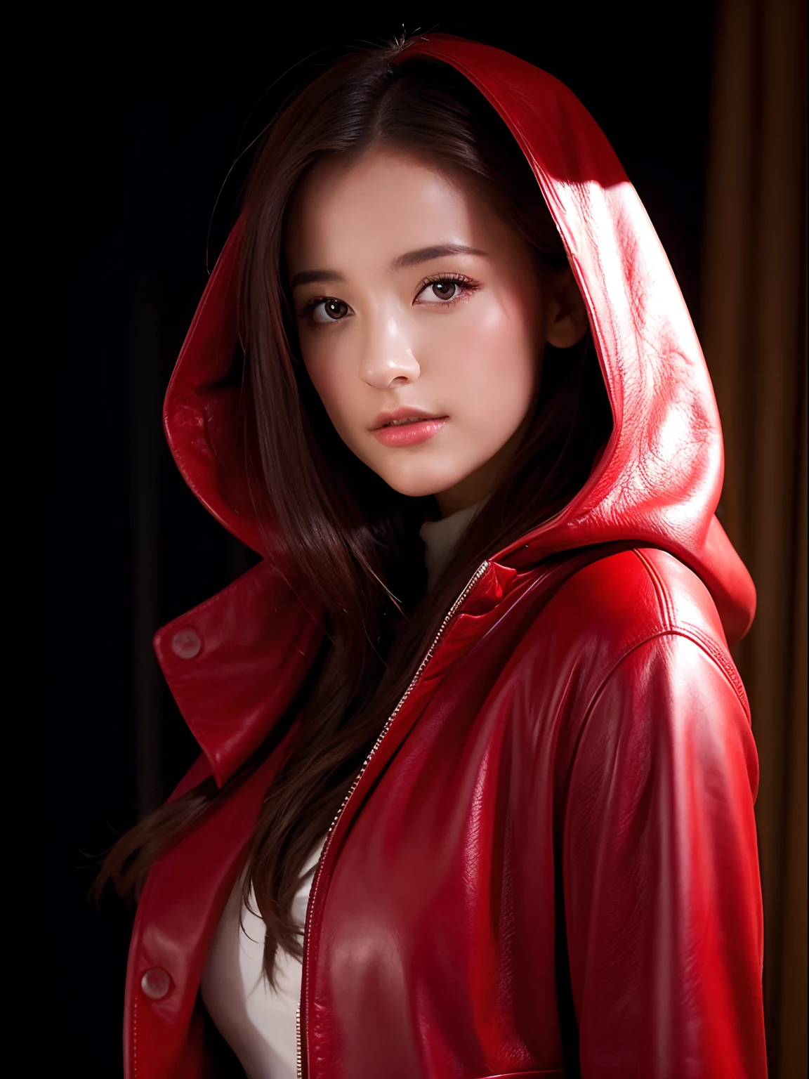 A beautiful girl with a mysterious light that illuminates the dark night. She wears a red leather suit and a long red hooded coat, and is the strongest magician who harbors and unleashes the power of black.