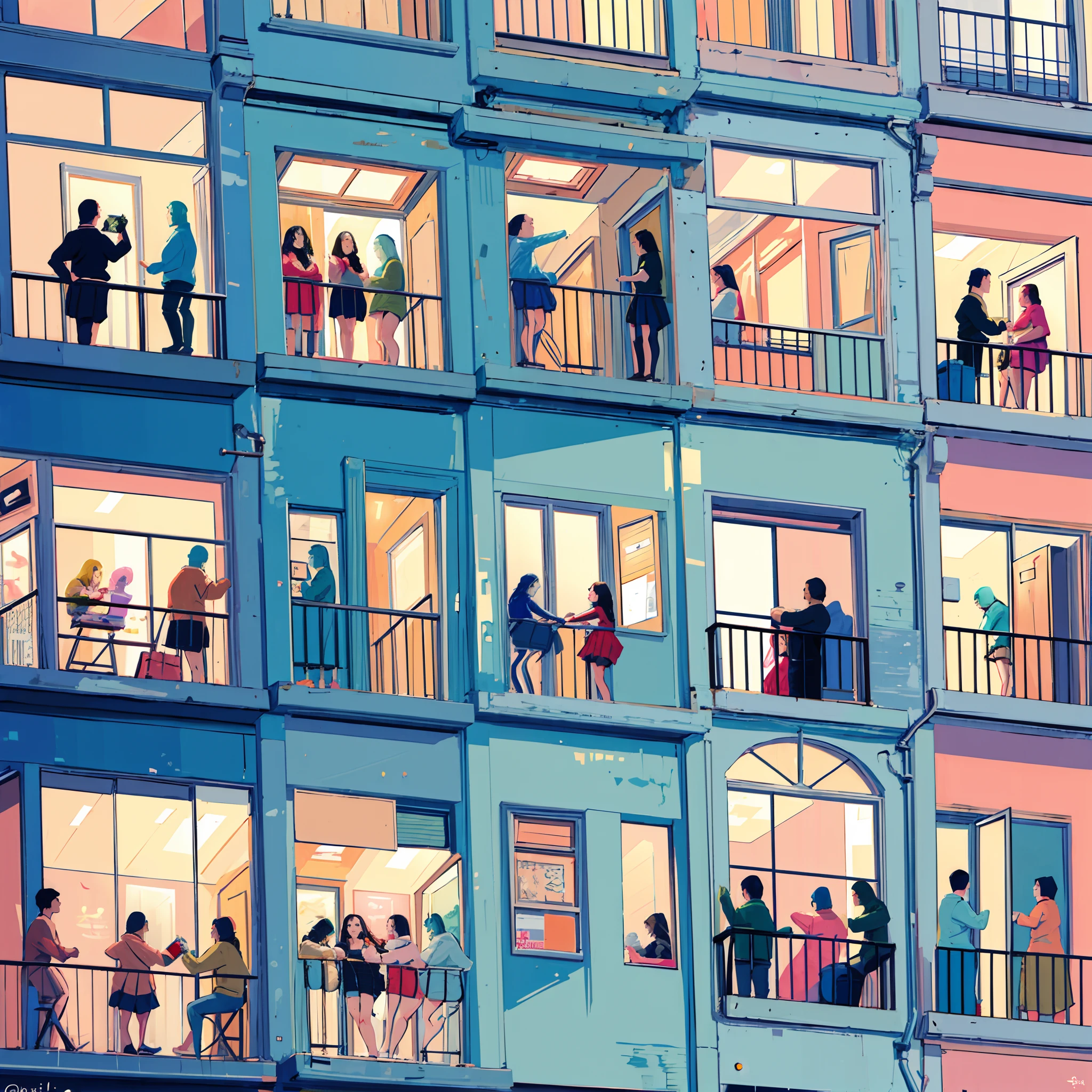 (masterpiece:1.5, best quality:1.5), ((VaporWave style, partially coloring)), close-up, from above, cinematic angle, (((vanilla))), 
1girl, solo, cute smile, (hold a vanilla ice cream), gemstone decoration, long_hair, in ice cream shop, dolls were in a mess, decadent life, 
pole outside the window, sunset outside the window, street outside the window, the sunset outside the window,