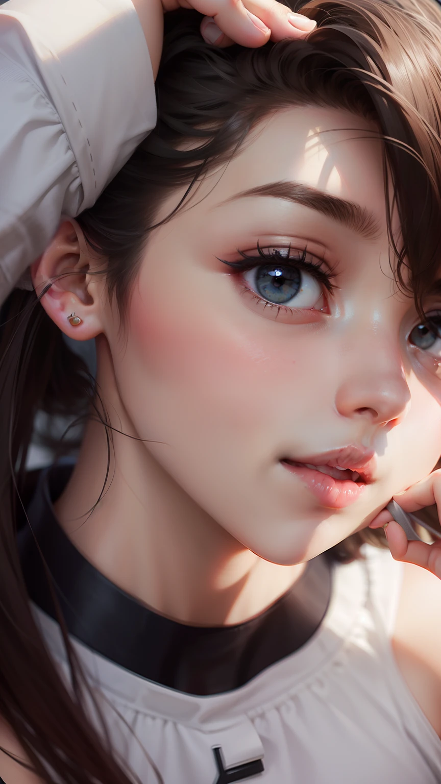 Change the photo background and girls look in enemy