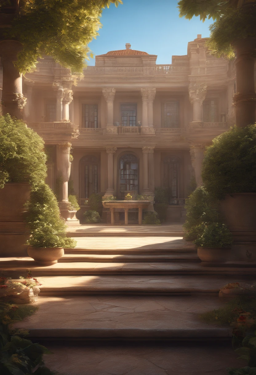 (​masterpiece), (The best illustrations), (No humans), anime backgrounds, University courtyard, campus, Ring lighting, Rim lighting,(the Extremely Detailed CG Unity 8K Wallpapers),(​masterpiece), (top-quality), (ultra-detailliert), (The best illustrations), (Best Shadows)、Perfect litthing, perfect anatomia, vivd colour, bganidusk, YouTube thumbnail size,1280×720,