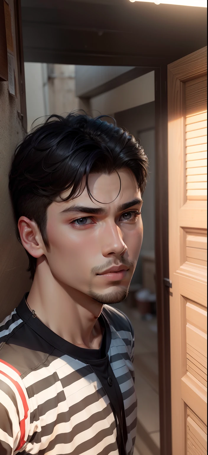 Change background handsome boy realstic face