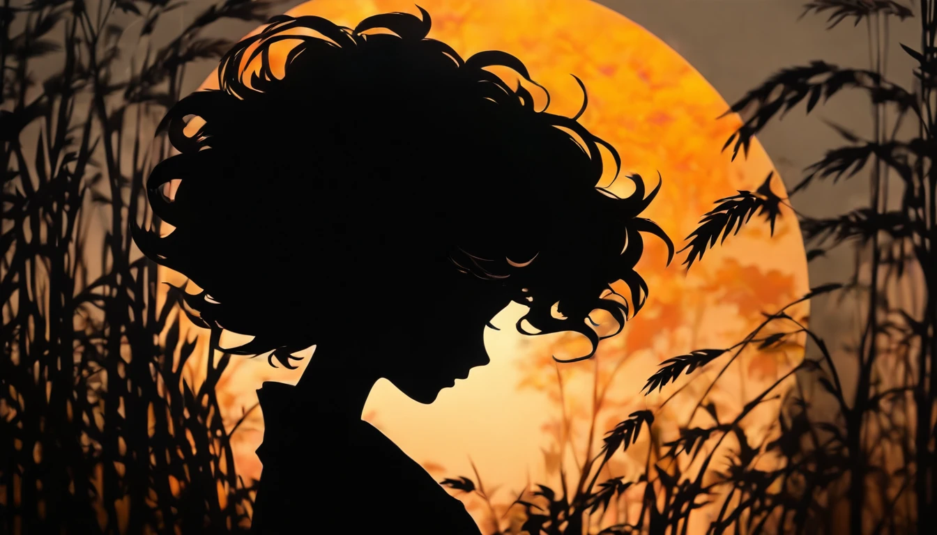 (Silhouette Art,cutouts:1.6)
(((Paper cutting art,A world where only black exists:1.3)
(Cowboy Shot),1 girl,Solo,
(Kimono Girl,profile:1.2),white, Clear and beautiful face,
BREAK
(Light gray、a moon、lapin、Pampas grass)
Textured glass background,