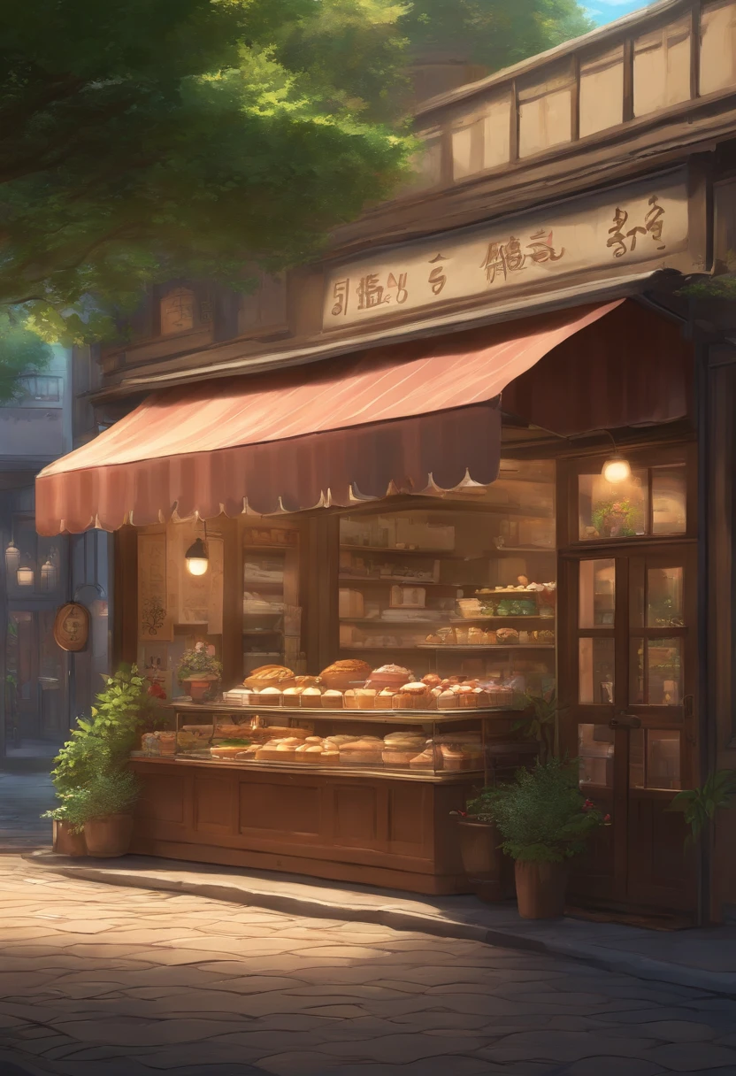 Anime - City street style scenes, Woman waiting in front of shop, Anime Background Art, detailed scenery - width 672, Anime landscape concept art, anime style cityscape, STUDIO GHIBLI anime style, studio ghibli artstyle, Studio Ghibli Program, Anime landscapes, studio ghibli artstyle, landscape artwork, beautiful anime landscape, Forest City Street, ghibli art style, Cake shop, Cake shop, Bakery Cake Shop, Shinkai Makoto style, Makoto Shinkai Anime, makoto shinkai art style