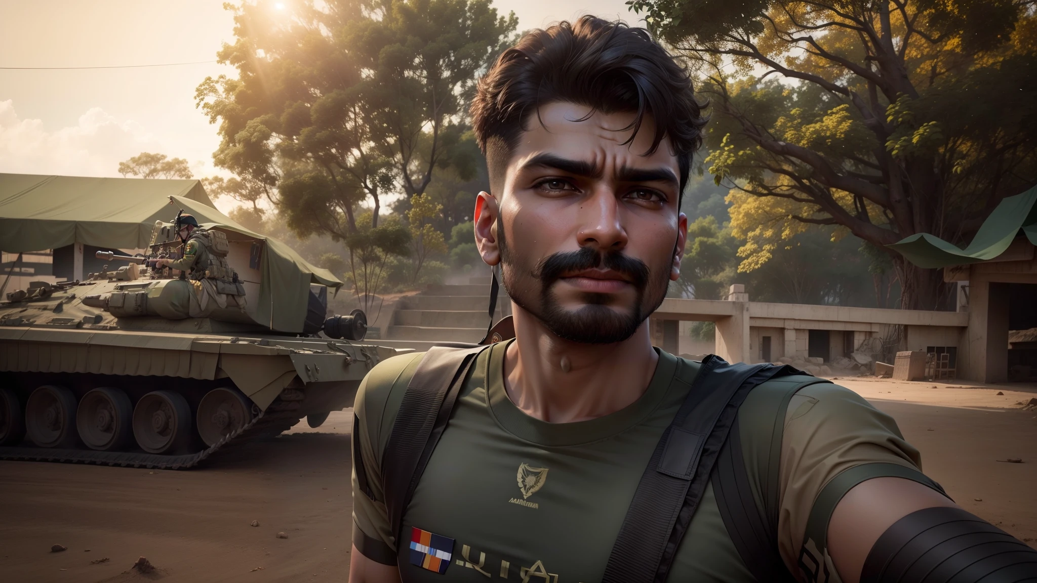 Indian army para commando dress high quality and realistic face 4k ultra high quality