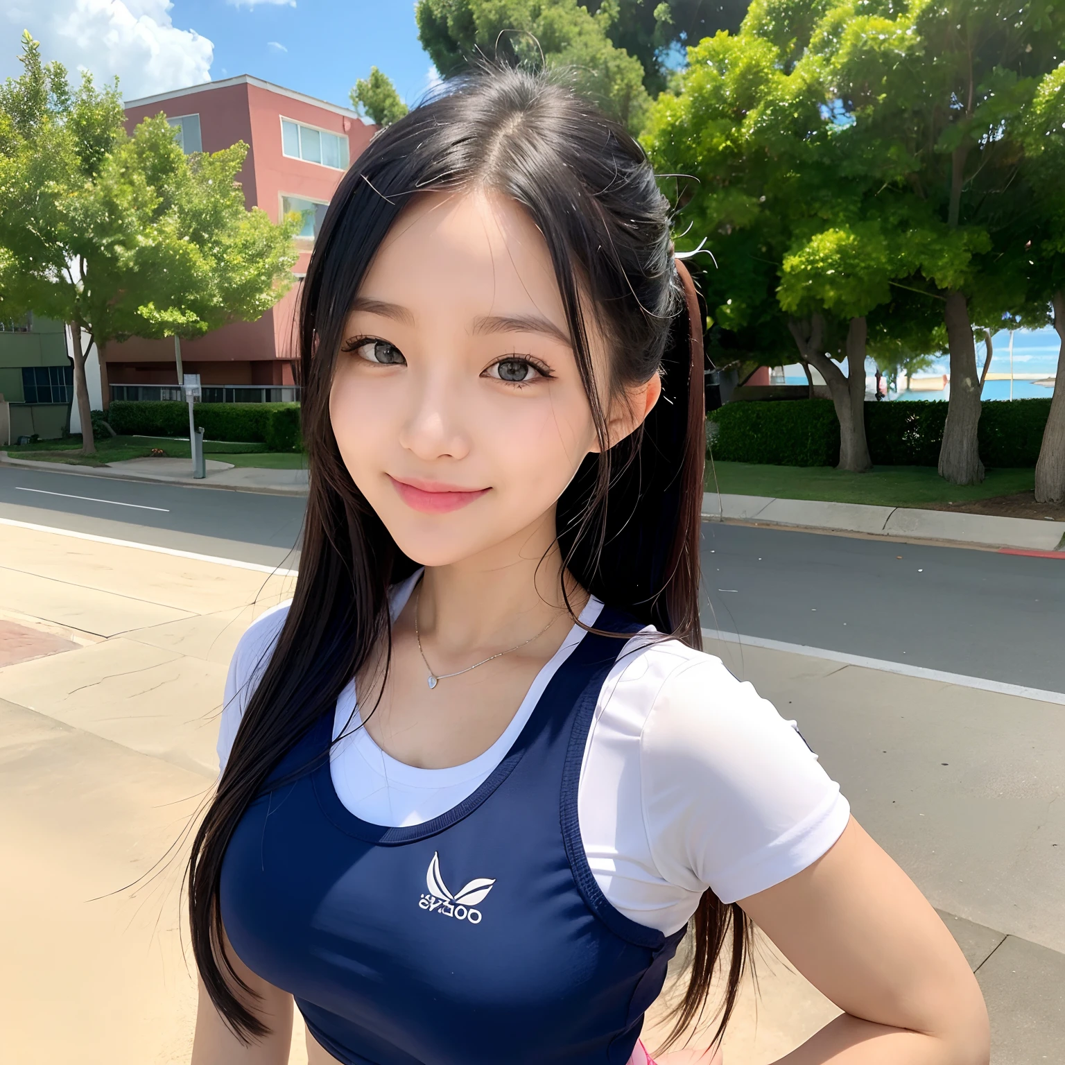 soio,schoolgirls,Fitness,Vest line,ssmile,beachside