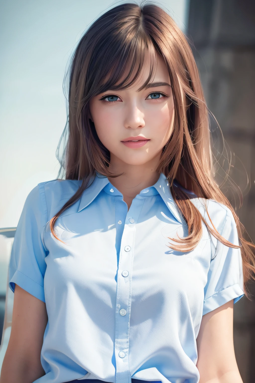 Collared shirt Sky Blue