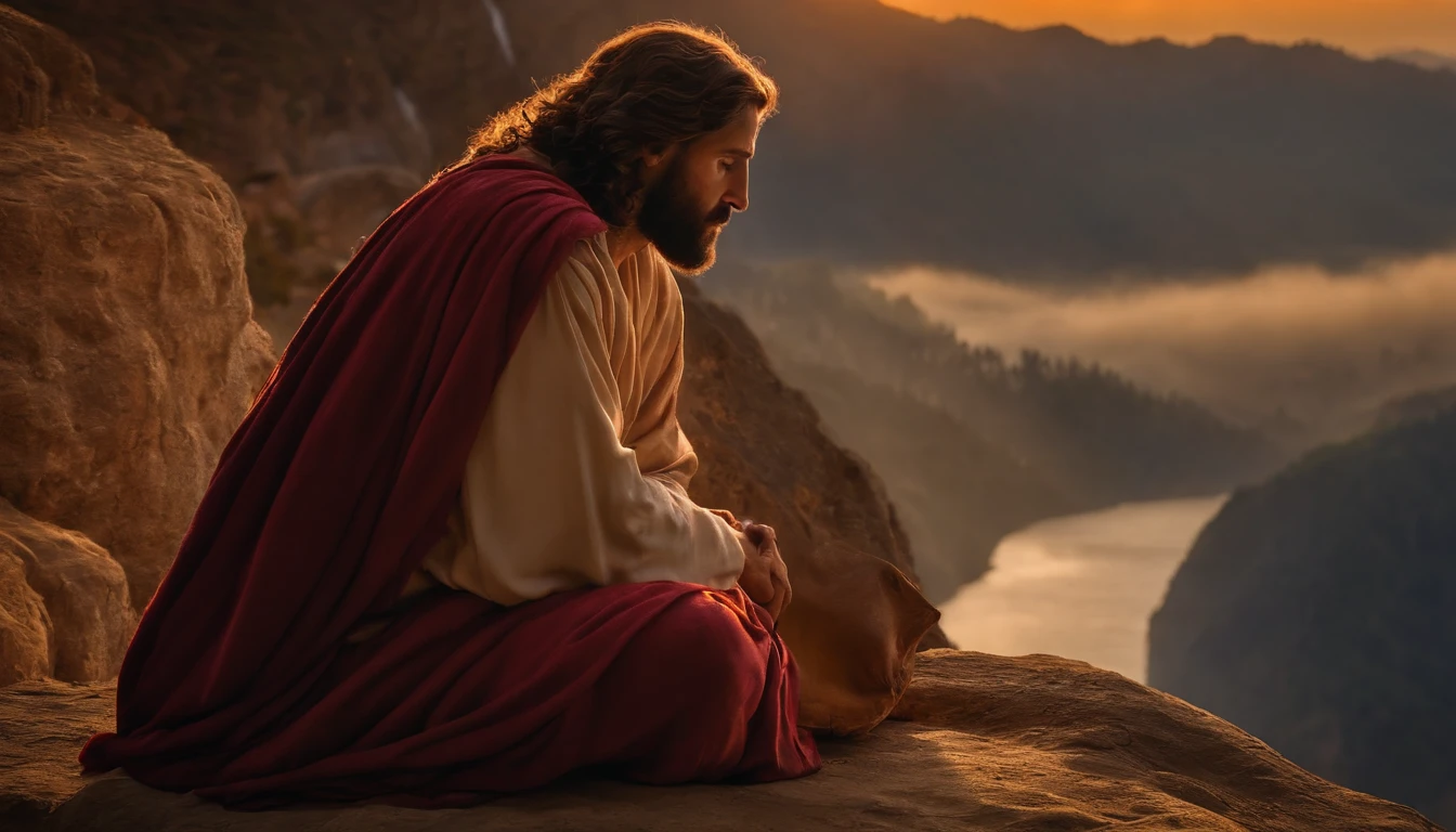 Jesus listening to prayers