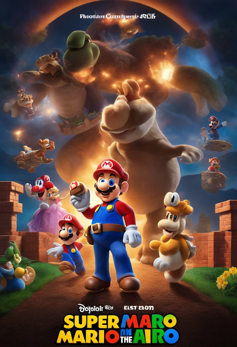 Chris Pratt plays Super Mario in the new Super Mario live-action movie.
(Best quality,4K,8K,A high resolution,Masterpiece:1.2),Ultra-detailed,(Realistic,Photorealistic,photo-realistic:1.37),sportrait,landscape,hdr,Studio lighting
In this tip, Chris Pratt in the highly anticipated new《super mario》The beloved character Super Mario is embodied in the live-action movie. The images show the best quality, The focus is on 4K, 8K resolution, and high-resolution detail, Produce masterpiece-level visual appeal (Band 1.2x boost). The image is verydetailed, Capture every complex feature with photorealistic rendering (Band 1.37x boost).
The composition depicts the portrait format, Highlights Chris Pratt's charm and the enchanting landscapes explored by the film. High-Density Imaging Review technology enhances vivid colors, Create visually stunning scenes. Studio lighting adds depth and dimension to the image, Ensure optimal illumination of each element.
This photo shows Chris Pratt wearing a full Super Mario costume, Capture his unique facial features and expressions. His eyes are very delicate, Captivate the audience with its expressiveness. The artistic style can be described as a fusion of portrait and landscape, Successfully bridge the gap between roles and environments.
The color palette is vibrant and rich, The emphasis on primary colors is reminiscent of the primary colors of the Super Mario series. The image also has a balanced distribution of natural light, Add a touch of realism to your scene.
Overall, The hint captures the essence of Chris Pratt playing Super Mario in the new Super Mario live-action movie, Elements that incorporate high-quality visuals, Realistic rendering, Captivating portrait, Breathtaking landscapes, Vibrant colors, and professional lighting,Create extraordinary works of art.