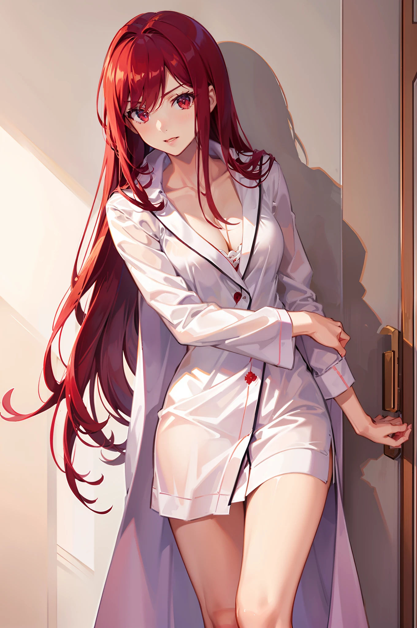 erza scarlet, bathrobe