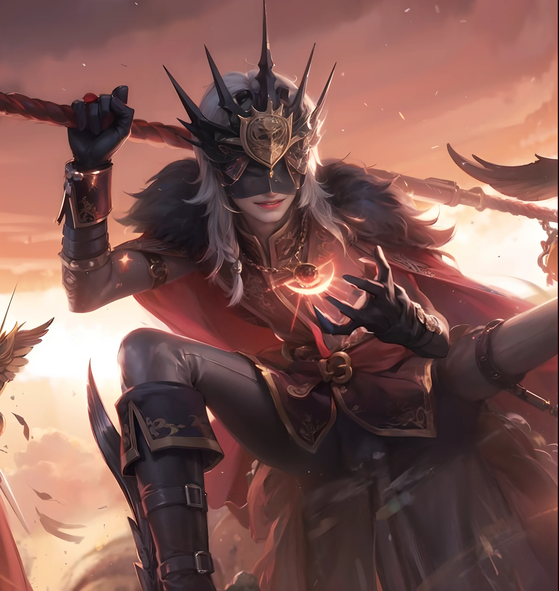(absurderes, A high resolution, Ultra detailed, hdr), Masterpiece, Best quality, Portrait of a boy, Handsome boy with red eyes, Detailed face, Professional photo, Arafat went into battle shirtless, legs are open,Lie comfortably， (puffynipple(From below:1.1)), Focus on your audience,18 year old boy, Handsome boy, [ well-defined body ]，Abs，chest muscle，large bulge，no clothe，hot onsen，