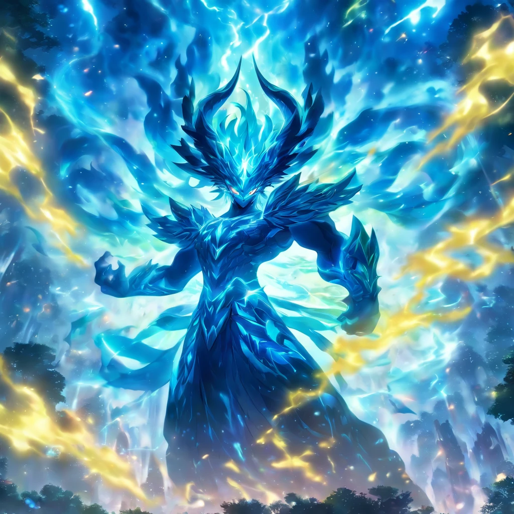 (Best Quality,4K,Ultra-detailed,Realistic:1.37),(Fantasy,Anime,Concept Artist),(Colorful,Bright),(Soft lighting),(rimuru tempest:1.1),(Yellow glowing eyes),(Transform into a slime),(detailed facial features),(Sharp Focus),(Vibrant colors),(Fantasy landscape),(Surrounded by magical creatures),(Have a powerful sword),(Floating in mid-air),(Mysterious atmosphere),(Adventurous Pose),(Unusual slime form),(magical aura),(Storm background),(Dazzling effect),(magical runes),(epic battle scene),(Powerful energy surges),(Fantasy Armor),(Fluids and dynamic shapes),(Non-human appearance),(commanding presence),(Dragon Companion),(Impressive hall々and horns),(Majestic wings),(massive trees),(ethereal glow),(Illuminated forest),(Mysterious fog),(Reflective surfaces),(Elements of the universe),(Um ser celestial),(Star-filled sky),(complex pattern),(Empowered by nature),(Transcendent power),(Terrifyingly benevolent),(Guardian of the kingdom),(infinite possibilities).