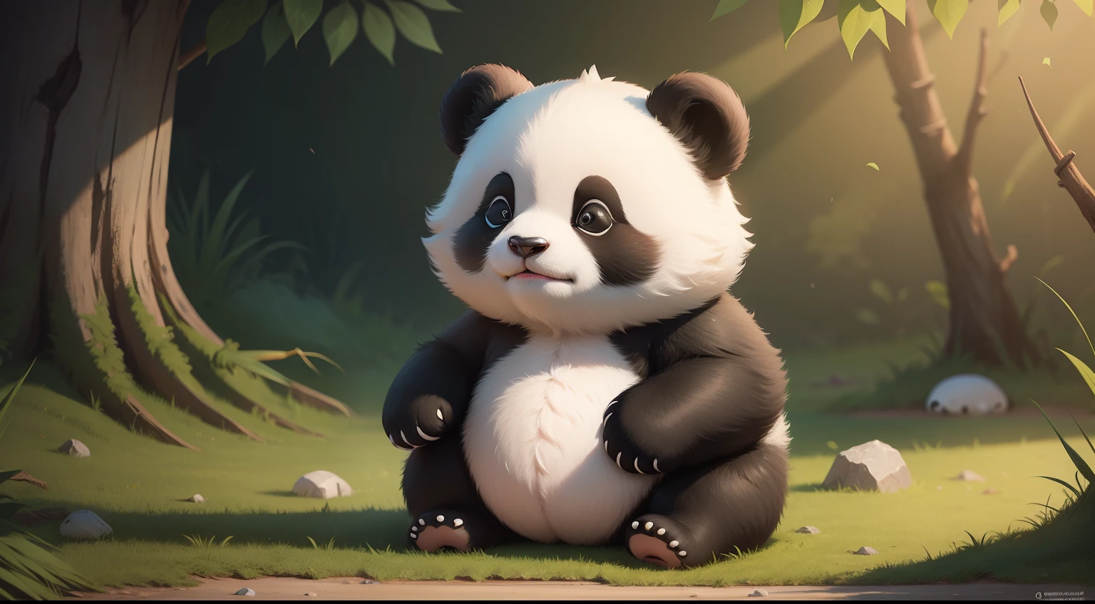 panda cub cartoon