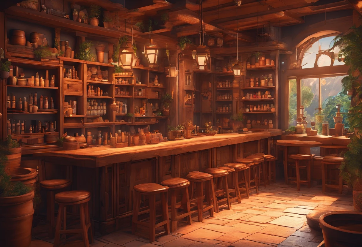 absurdos, best quality, fantasia, isometric, Estilo Knoling (Dentro de um pub de madeira em miniatura:1.2), Madeira, uma cadeira,uma tabela,dual,Taberna,escada,uma tabela, (fundo simples:1.2)Taberna multidimensional e acolhedora, arte conceitual altamente detalhada, Fantasy tavern setting, Ambientes complexos e detalhados, Arte conceitual de detalhes bonitos, Arte Conceitual de Cores, high render.Illustration of a room with a staircase and a table, Taberna multidimensional e acolhedora, arte conceitual altamente detalhada, Fantasy tavern setting, arte conceitual altamente detalhada, arte conceitual altamente detalhada, fundo da taberna, arte conceitual detalhada, arte conceitual!, Dentro da taberna, arte conceitual!!, Ambientes complexos e detalhados, Arte conceitual de detalhes bonitos, Arte Conceitual de Cores, arte conceitual ， high render,4k,arte conceitual