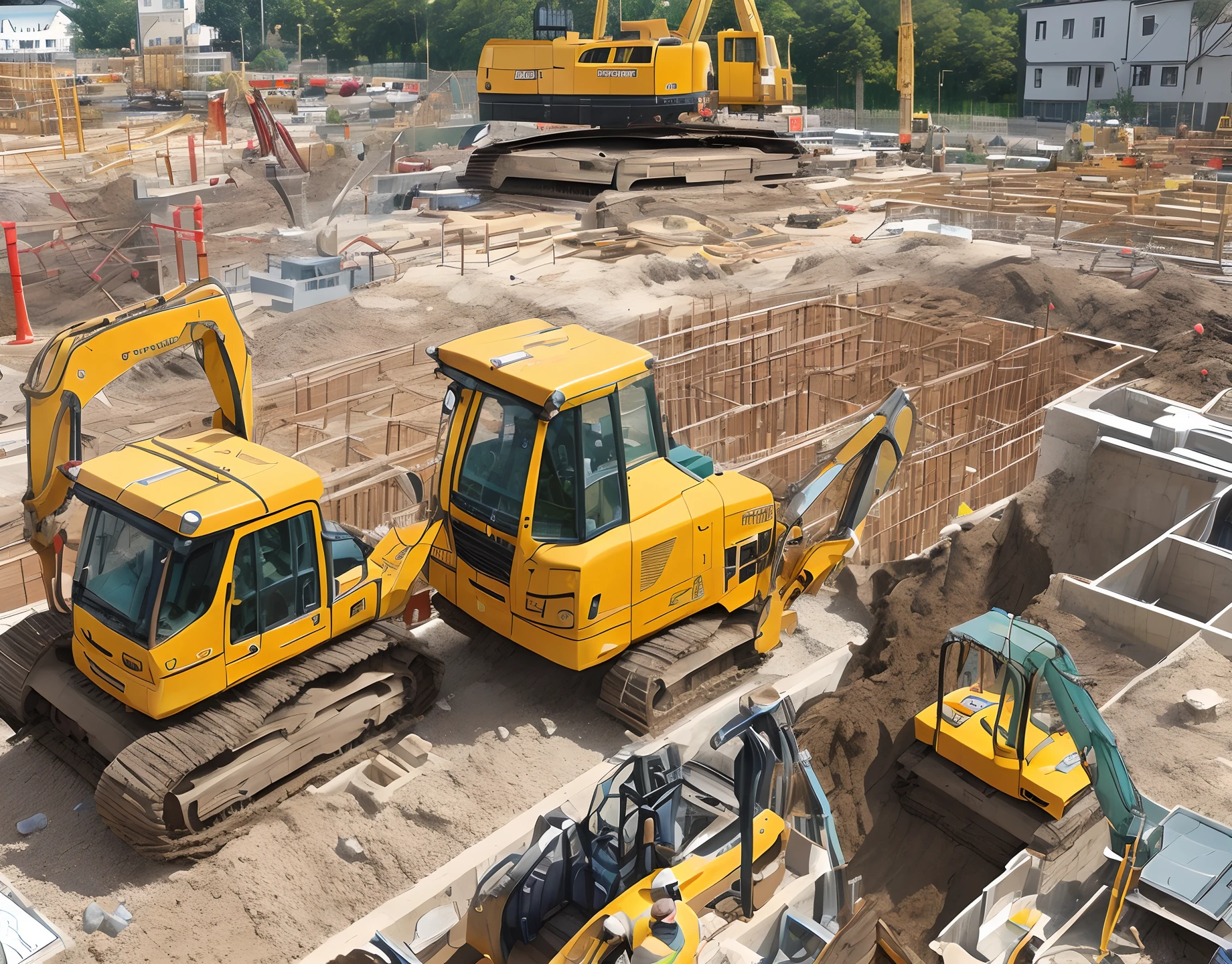 construction of infrastructure work