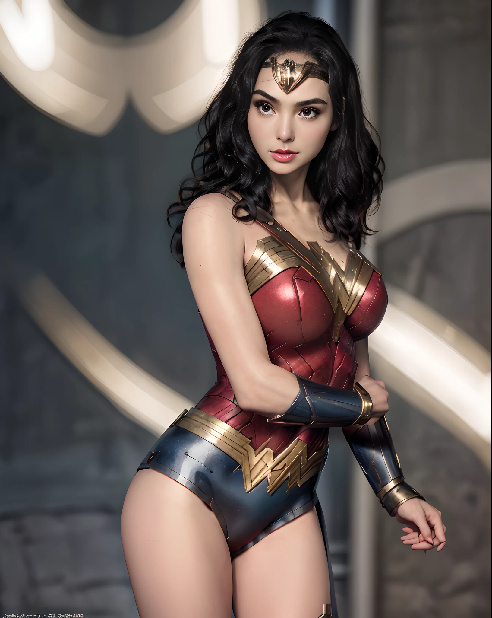 Wonder woman、big breast beauty、