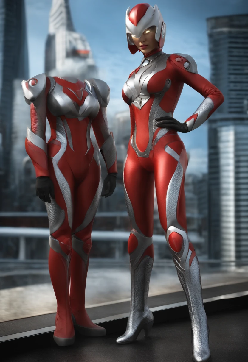 Female Ultraman,huge tit,Holster texture