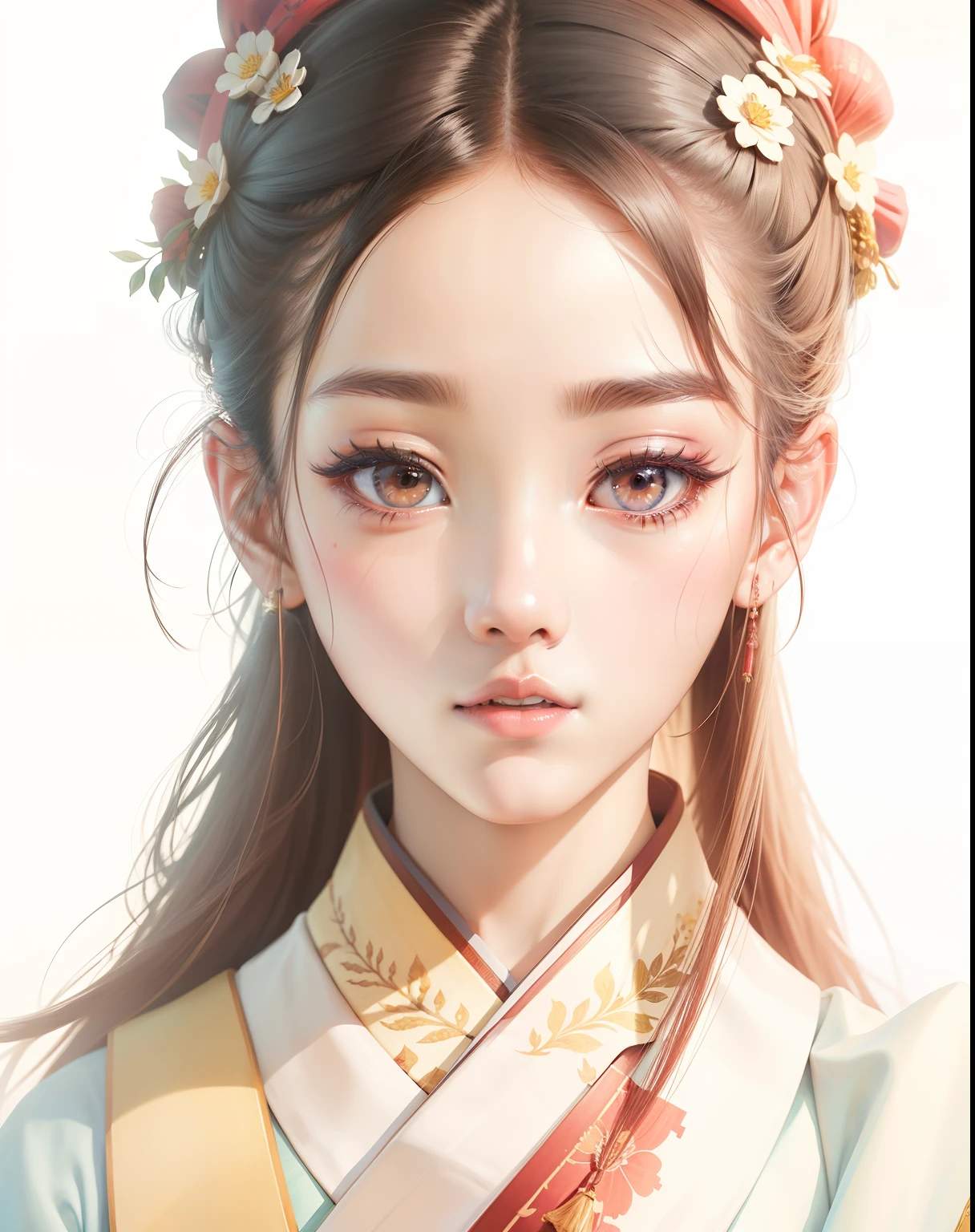Jisoo blackpink, traditional hanbok,korean girl, realistic, beautiful