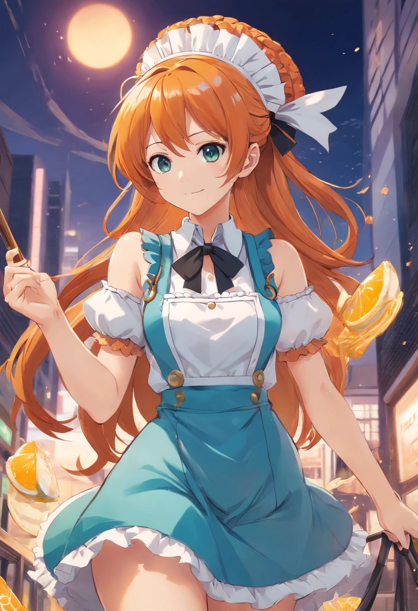 Nami, sexy maid costume