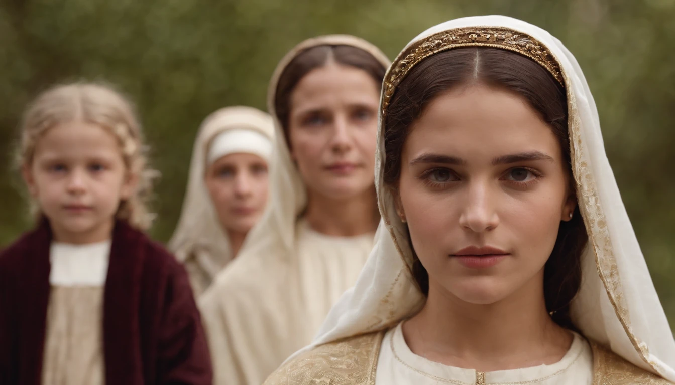 nossa senhora, As a child, mother of Jesus and her parents