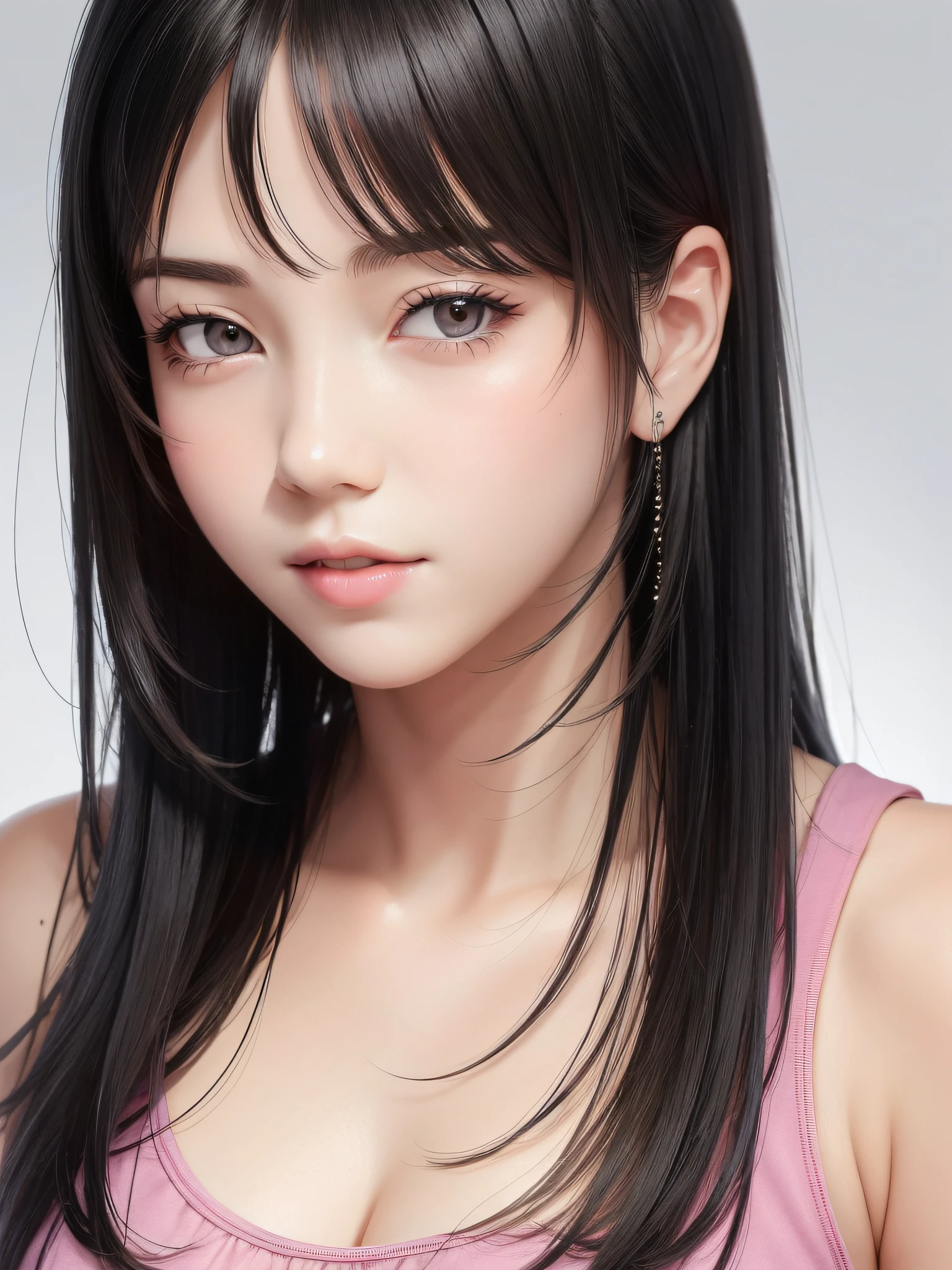 (Top Quality, Masterpiece: 1.1), (Real: 1.4), BREAK (((FF7))) (((Tifa))),Ultra-detailed face, Detailed eyes,(Light Brown Hair, Large breasts: 1.2), (face focus:1.9),(from above:1.2), BREAK (((FF7))) (((Tifa))),((love hotel,love bed,love room),(Playboybunny,tifa wearing bunny dress:1.1),(sleeping), BREAK (shiny oiled skin: 1.4), about 18 years old, BREAK sensual, BREAK (pink lighting:1.2),sexypose