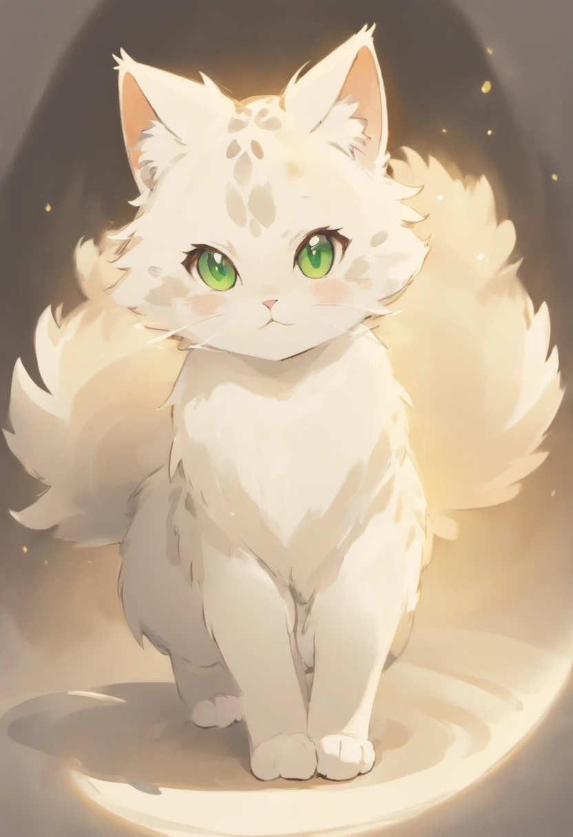 hairy pubic，looking toward the viewer, A turtle，mammal, grey tabby cat, Solo, White body, White fur, Clothing,Wear a plain white short-sleeved T-shirt，White shorts ， anthro, tuft, Ambiguous gender, Detailed background, wears, inner ear fluff, Black nose, Nature, Beautiful and good-looking green eyes,Fluffy tail，Cute cat's paw，Young，Petite and cute emphasis，Walking posture，Detailed characters，A smile on his face（1.2），balding，the night，borgar（1.1）。Solo furry，White fur，hyper cute face，Glowing T-shirt，Beautiful lights and shadows，ambient lights，Ultra-fine fur，volumettic light