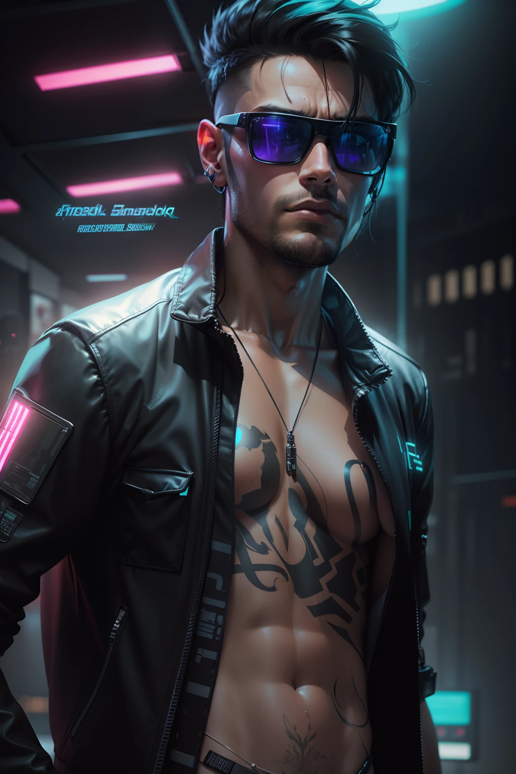 Change background cyberpunk