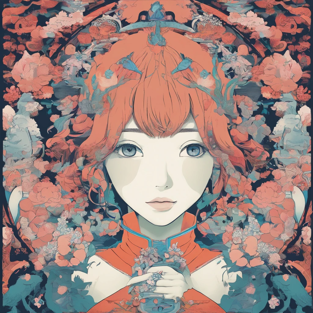 in style of hayao miyazaki,high-level image quality,a pregirl,nffsw,