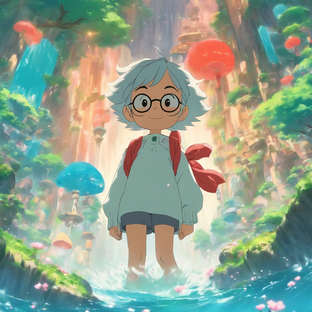 in style of hayao miyazaki,high-level image quality,a pregirl,nffsw,