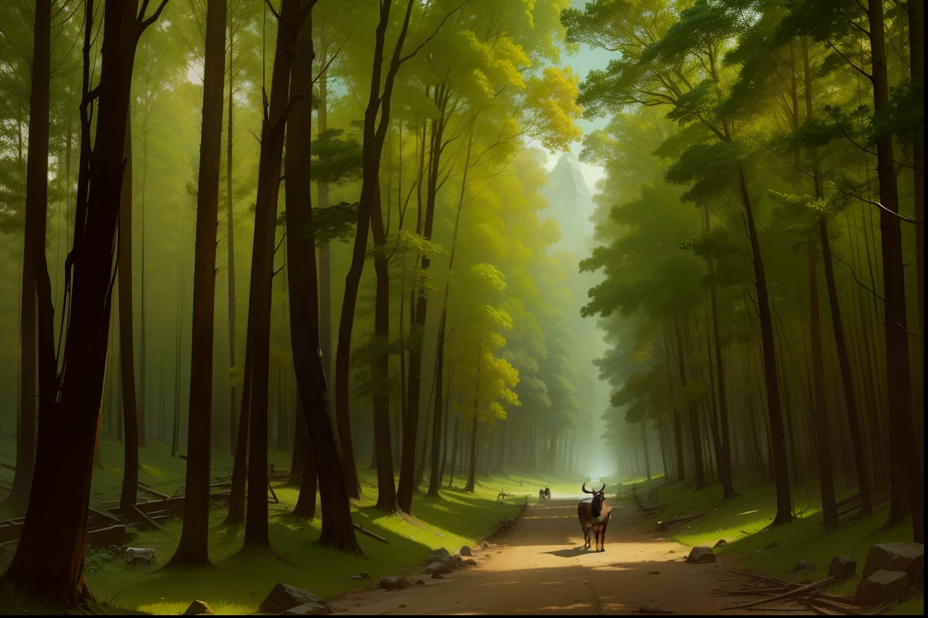 Grunewald's goat in an apocalyptic setting