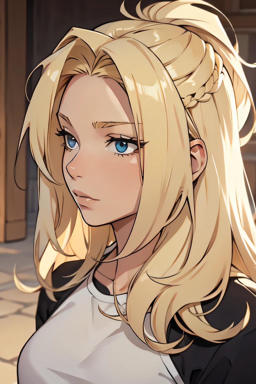 blonde shair
