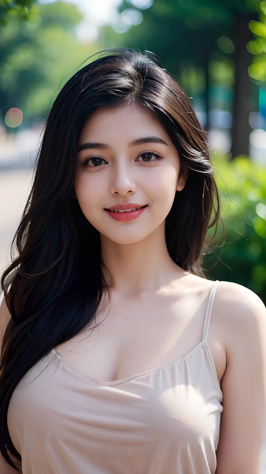 (8K),((Slender schoolgirl：:a smile：showing teeth,,Double beautiful eyes))、(((校服::white  shirt:see through:protruding nipple、very small chest、white  panties、16yo girl)))、Outside the field、、Photorealsitic、detaileds, Skin Texture, ultra-detailliert、Delicate and sexy collarbone、((Super Detailed Face))、