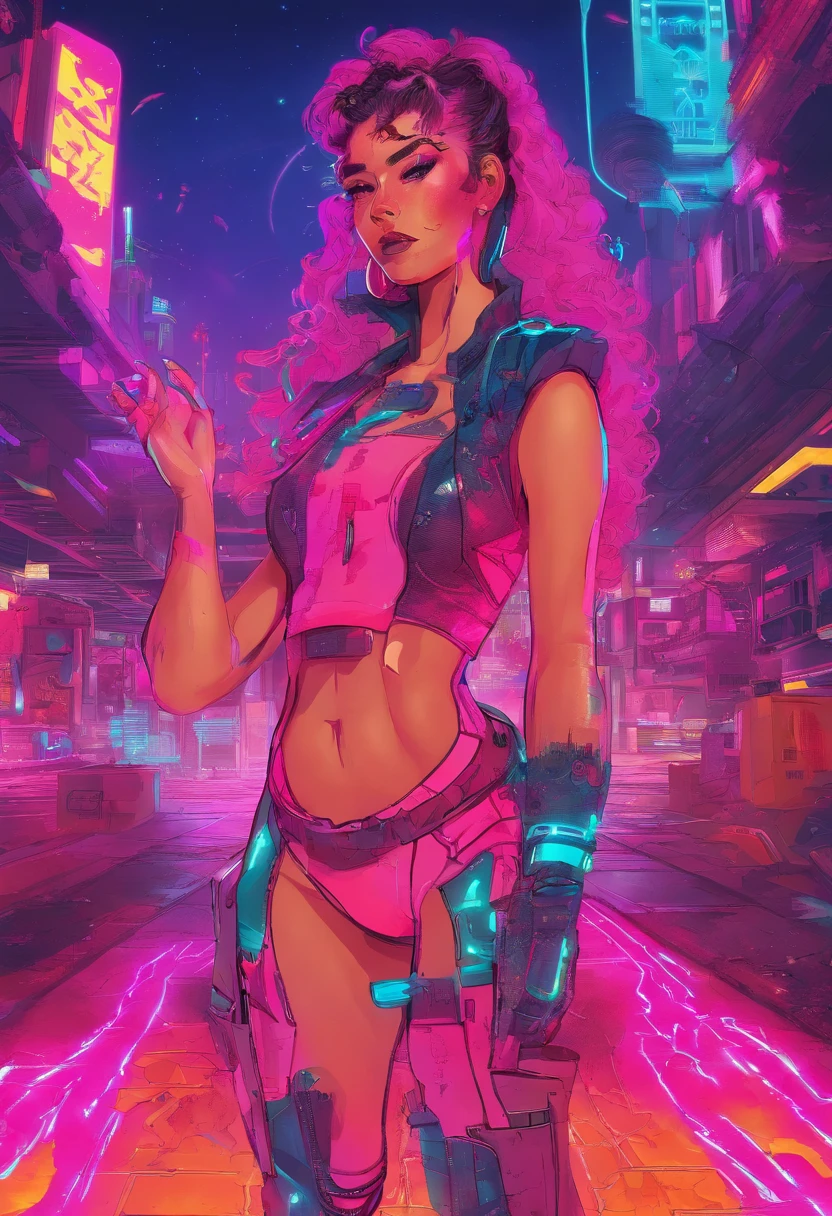 Beautiful girls in the future