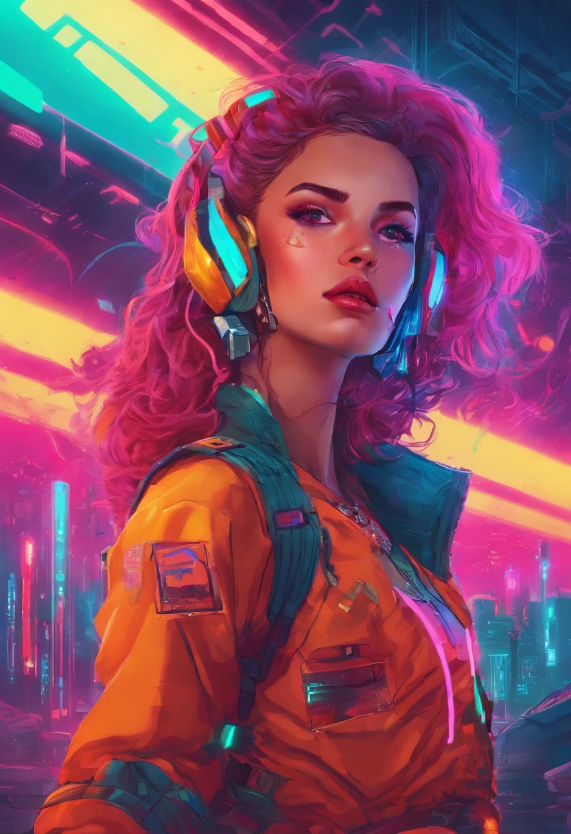 Beautiful girls in the future