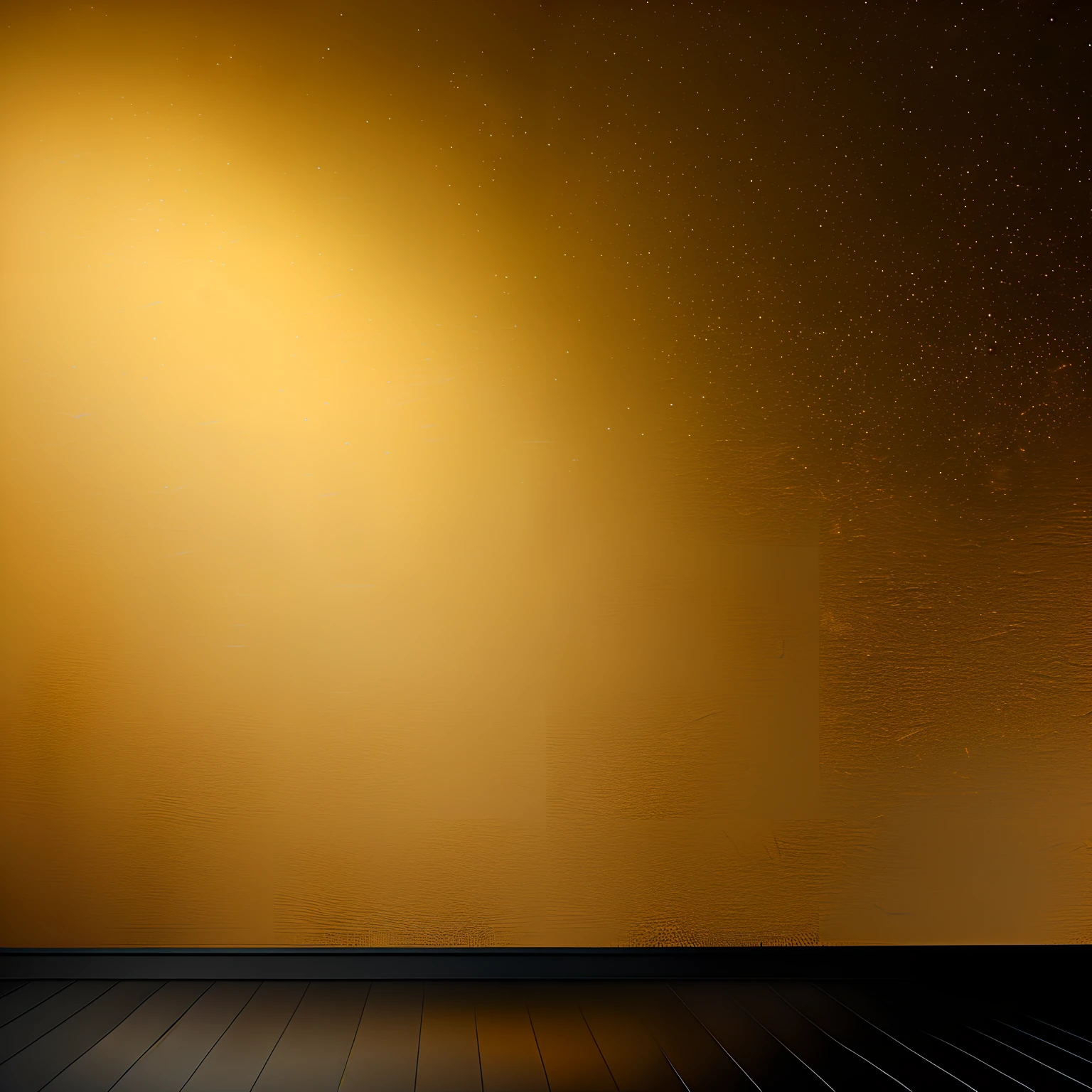 Minimalist golden photo studio background with black background background background background golden wall background and black floor