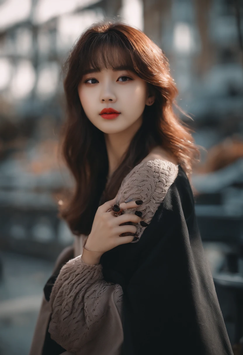 Realistic ,masutepiece, Best Quality, girl, Woman, hight resolution, Portrait, Photo_light, {{}}, ulzzang -6500-v1.1:0.8