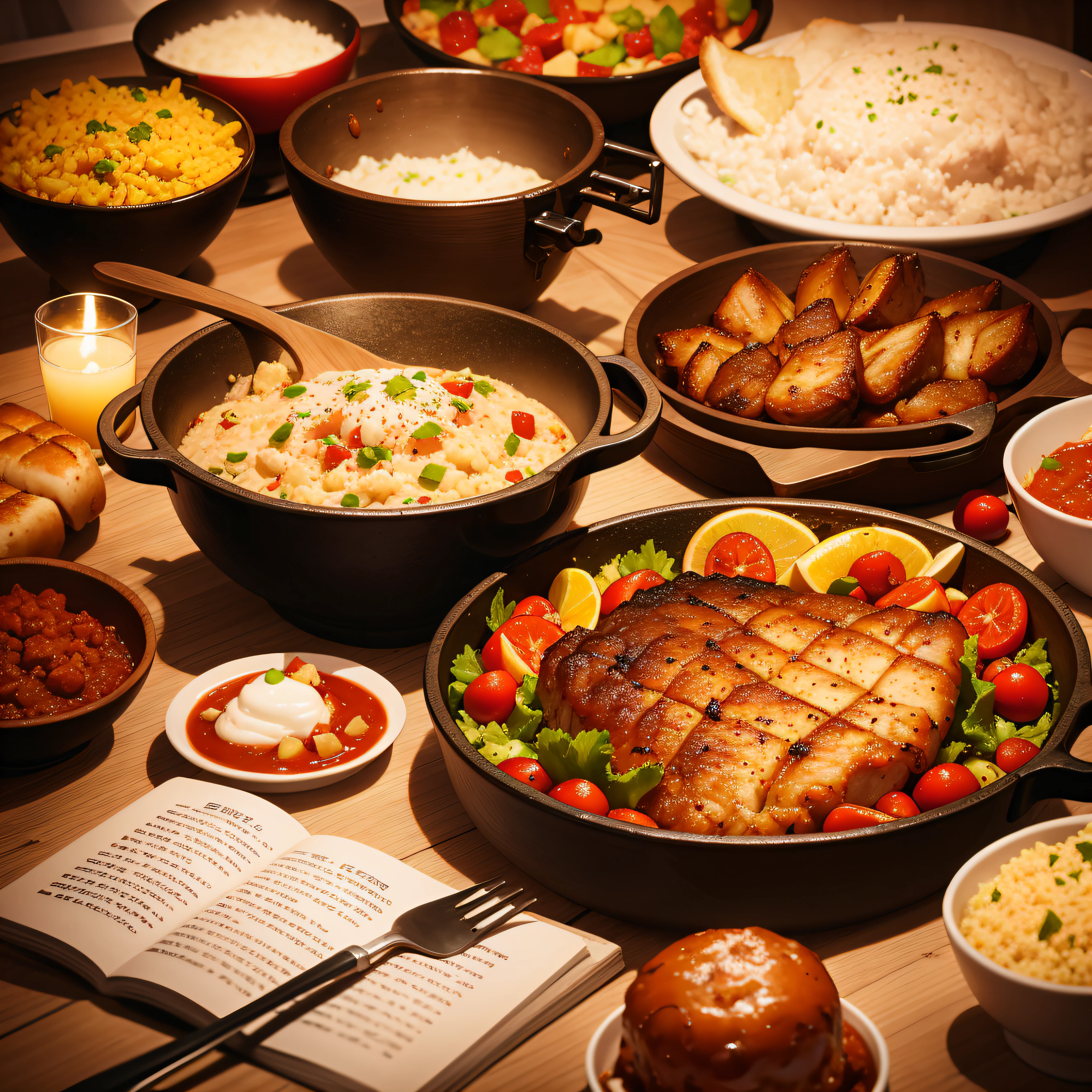 Food and Cuisine: Mouthwatering images of delicious dishes and ingredients.