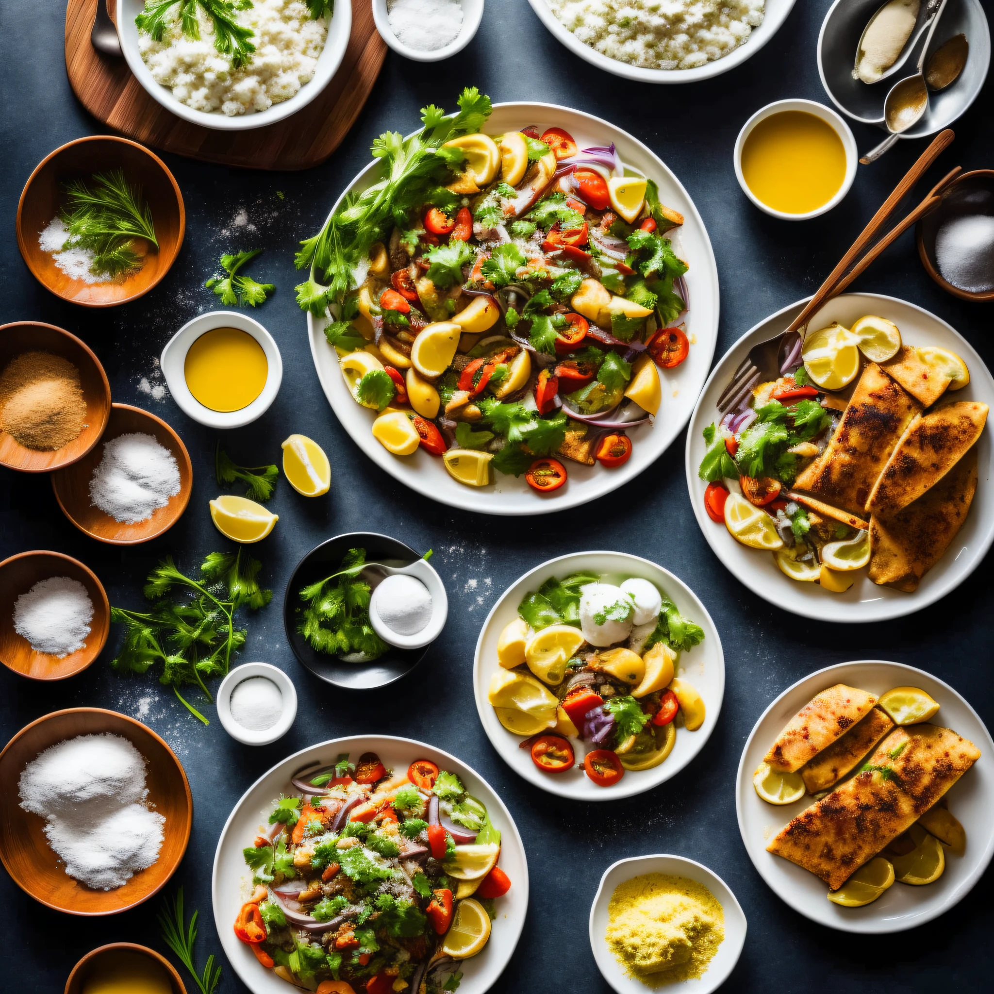 Food and Cuisine: Mouthwatering images of delicious dishes and ingredients.